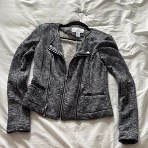 Bar III Chic Gray Women's Blazer Jacket